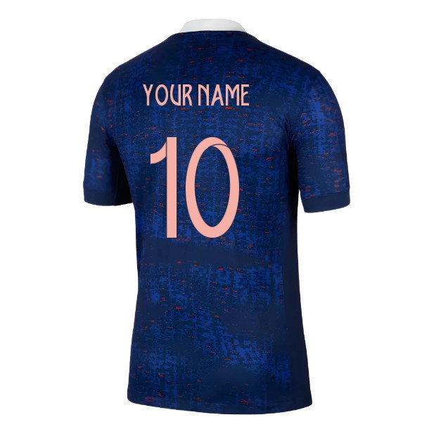 2025 France Womens Team Home Shirt (Unisex) (Your Name)-SoccerKits Hub | Buy Soccer Jerseys Online